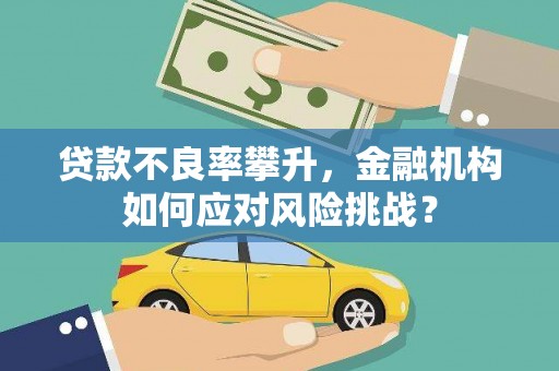 科右前旗贷款不良率攀升，金融机构如何应对风险挑战？
